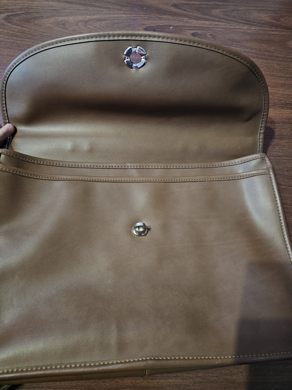 Vintage Coach Brown Leather Laptop Shoulder Bag with Top Handle - Picture 5 of 6